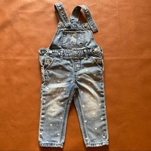 Gap Denim Toddler Girl Overalls 18-24 months